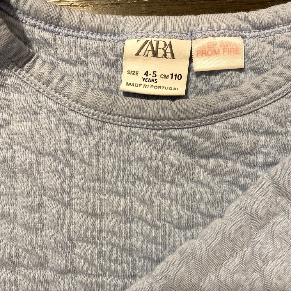 Zara quilted sweatshirt